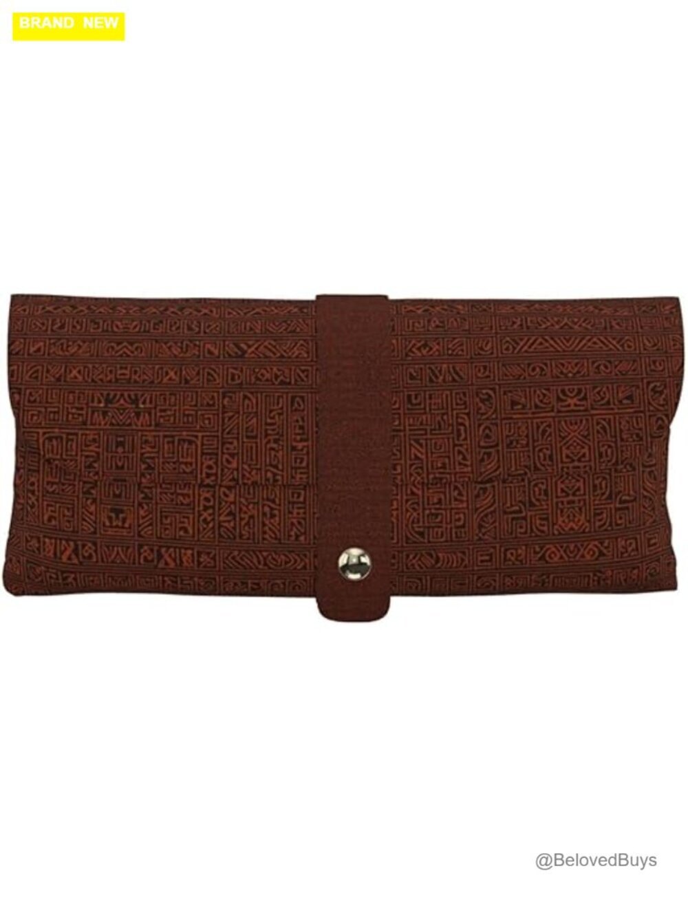 Native American Style Eyeglass Case - Microfiber PU Leather